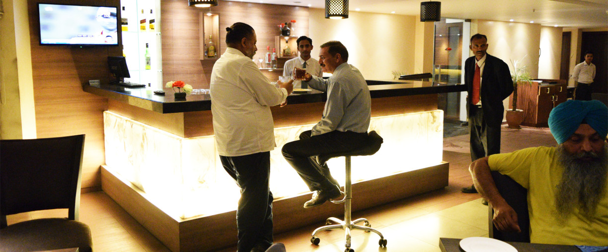 The bar